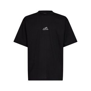 Balenciaga Men Black Bodysuit Medium-Fit T-Shirt